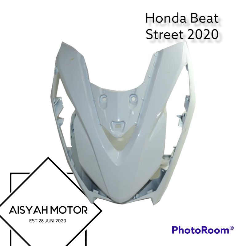 Cover Dasi Tameng Honda Beat Street Deluxe Warna Putih Tahun 2020