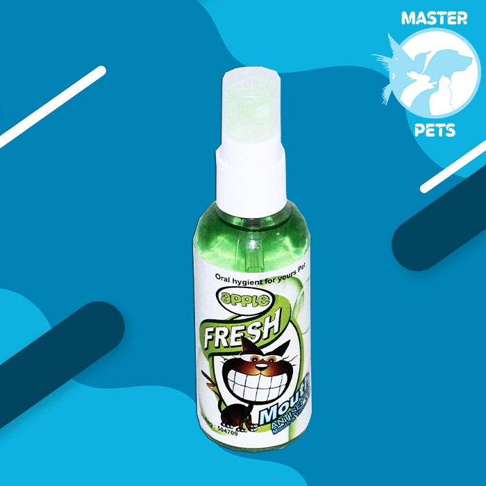 Fresh Mouth 60ml Spray Kucing dan Anjing 60 ml Penghilang Bau Mulut