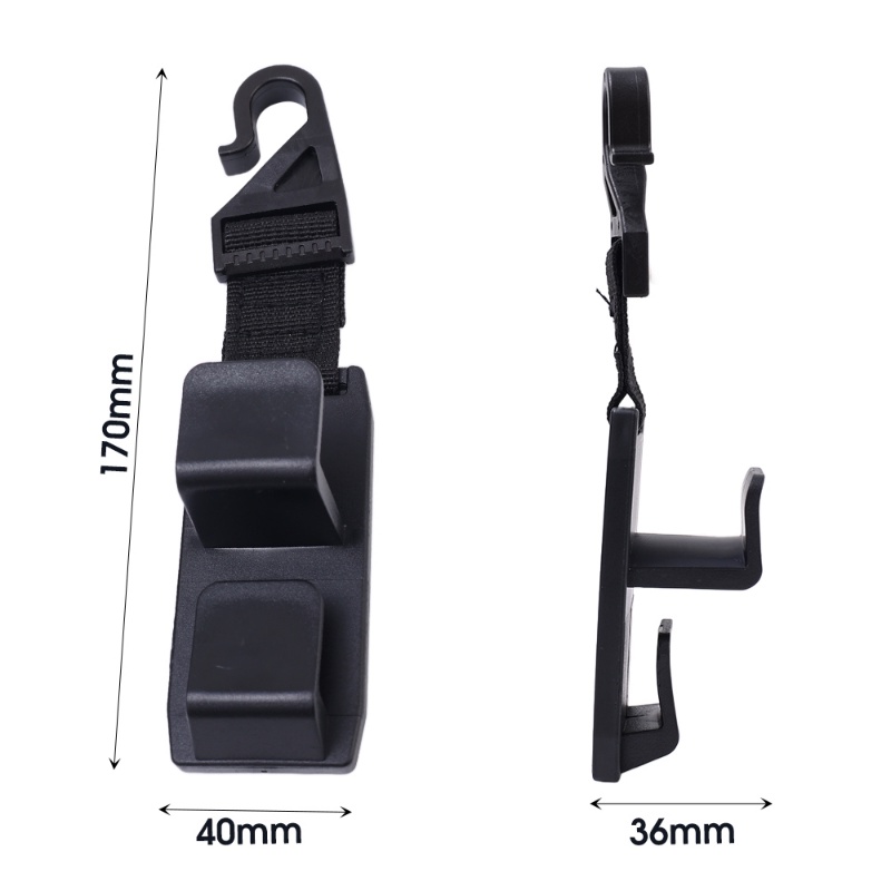 [Grosir] Headrest Tempat Penyimpanan Sandaran Kepala Jok Mobil Kait Organizer Car Vehicle Back Seat Holder Otomotif Interior Organizers Universal Untuk Tas Handbag Pakaian Coat Grocery Bags