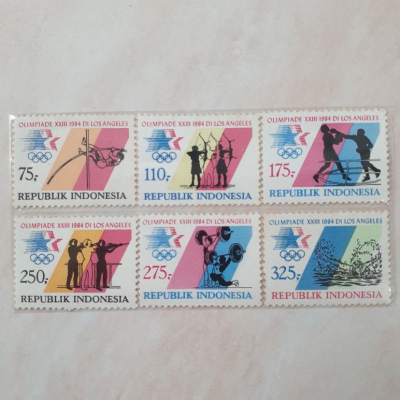 

Perangko Indonesia Olimpiade XXIII Tahun 1984 set lengkap - 6 pcs