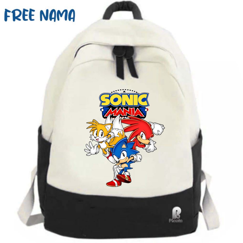 TAS RANSEL ANAK BACKPACK ANAK SEKOLAH MOTIF SONIC MANIA