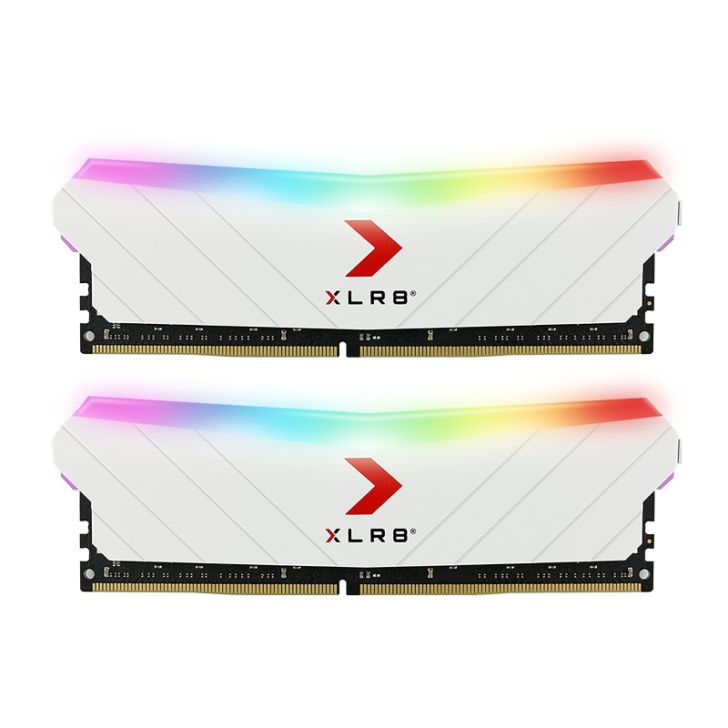 PNY XLR8 Gaming RGB 16GB 2X8 3200MHz White Ram Desktop Memory