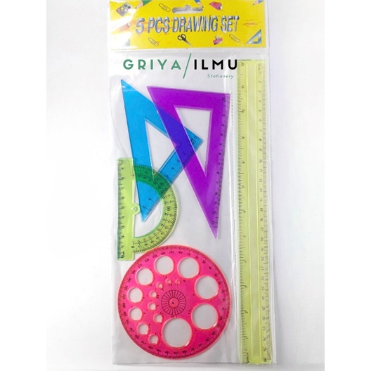 

Penggaris Drawing Set 5 Pcs (0184120)