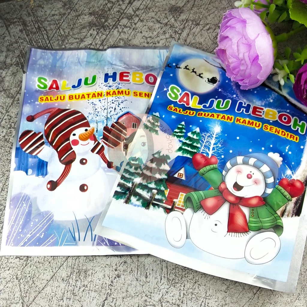 5 gram DIY Instant Snow Salju Heboh Christmas Decoration Salju Instan Dekorasi Natal Musim Dingin Winter Mainan Anak Edukasi Kreatif