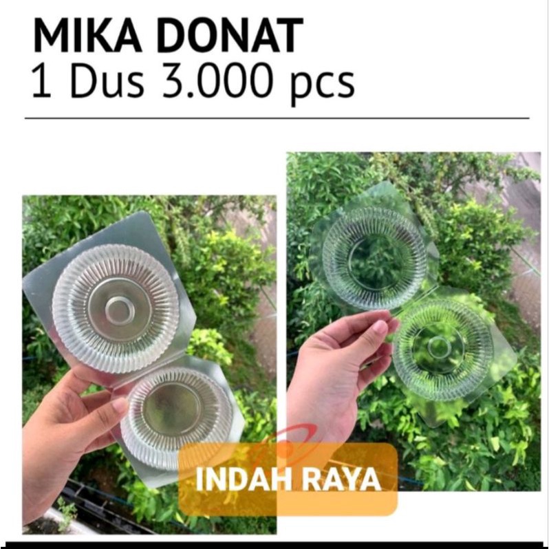 mika donat / Tray donat isi 50 pcs / roti kue - mika kue