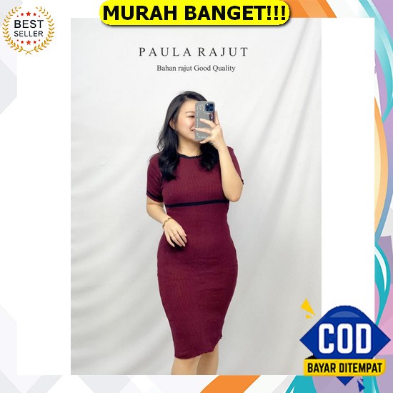 Realpict Premium Pakaian Wanita Baju Mini Dress Dress Gaun Dres Korea Pendek Merah Cewek Import Baju