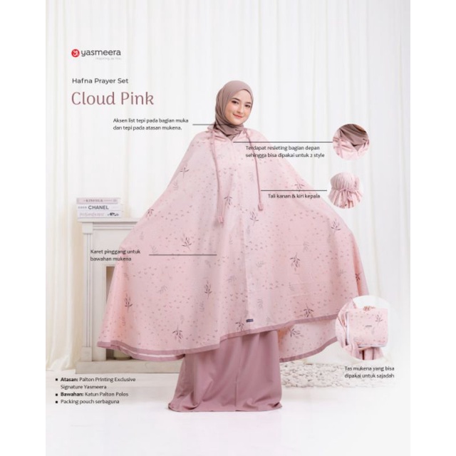 Mukena Hafna by Yasmeera/ Hafna Preyerset by Yasmeera Original