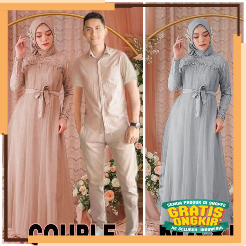 MODEL TERKINI NATAL XVC - MAXI MIKAYLA / COUPLE MIKAYLA / Maxi Wanita / Gamis Wanita / Maxi Nuraini