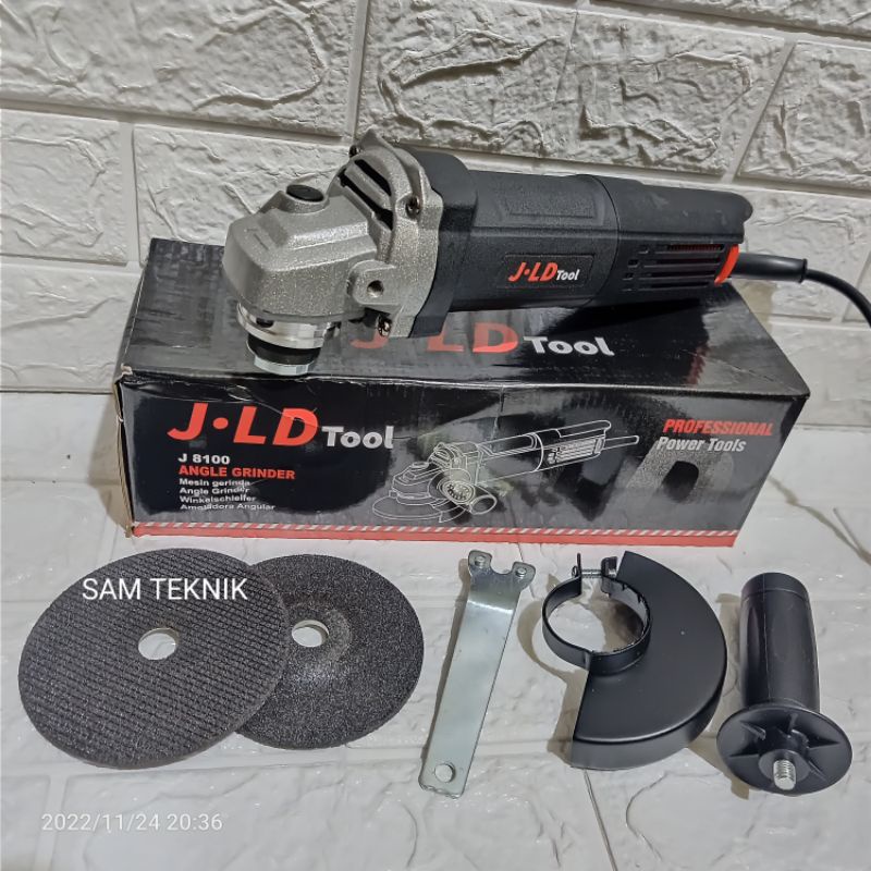 JLD Gerinda listrik 0802- gerinda tangan 4" jld black Banjamasin