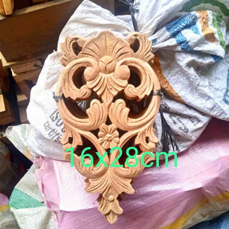 UKIRAN TEMPEL GITAR BARU/UKIRAN JEPARA KAYU MAHONI/ORNAMEN UKIRAN TEMPEL