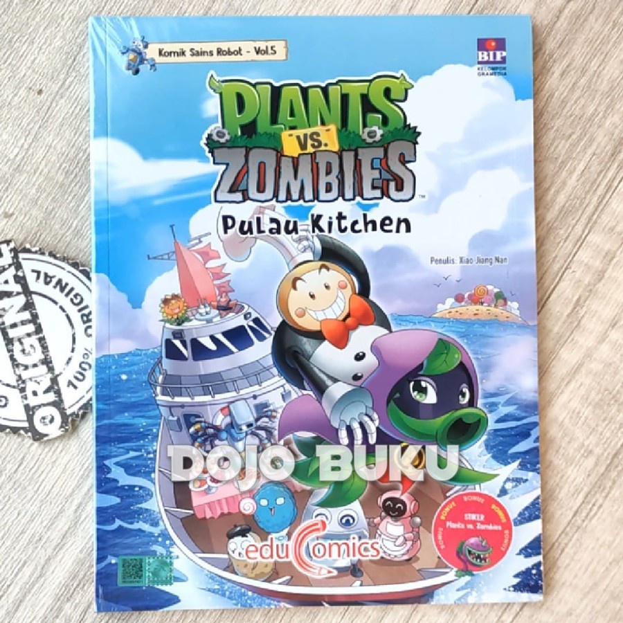 Buku Educomics Plants vs Zombies Komik Sains Robot: Pulau Kitchen