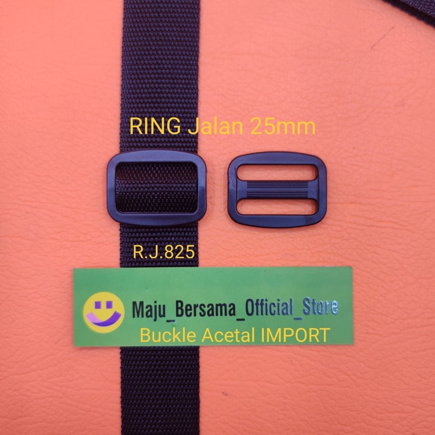 Buckle Acetal Import - Ring Jalan &amp; Ring Kotak 25mm - SK1