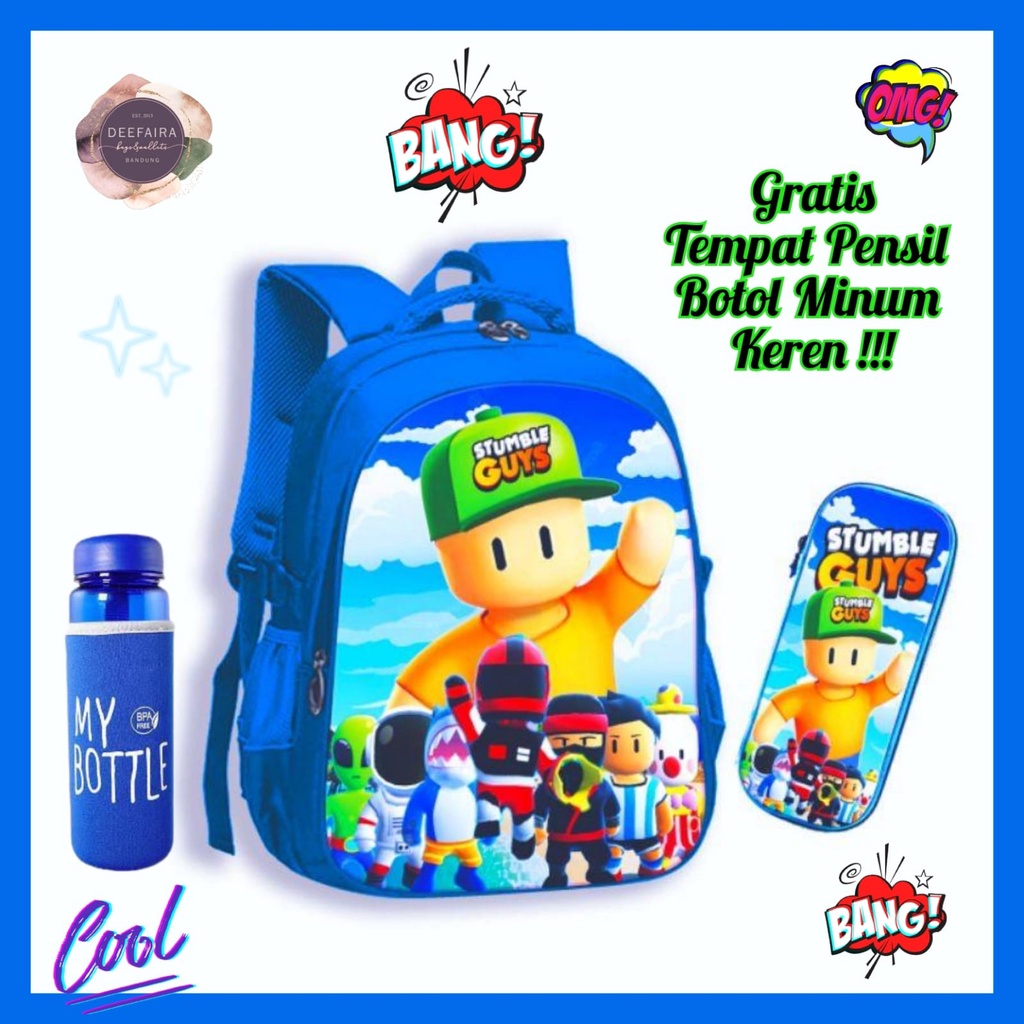 Tas Ransel Anak Laki Laki Stbl88 Game Buy 1 Get 3 Tas Sekolah Untuk Anak Tk Dan Sd