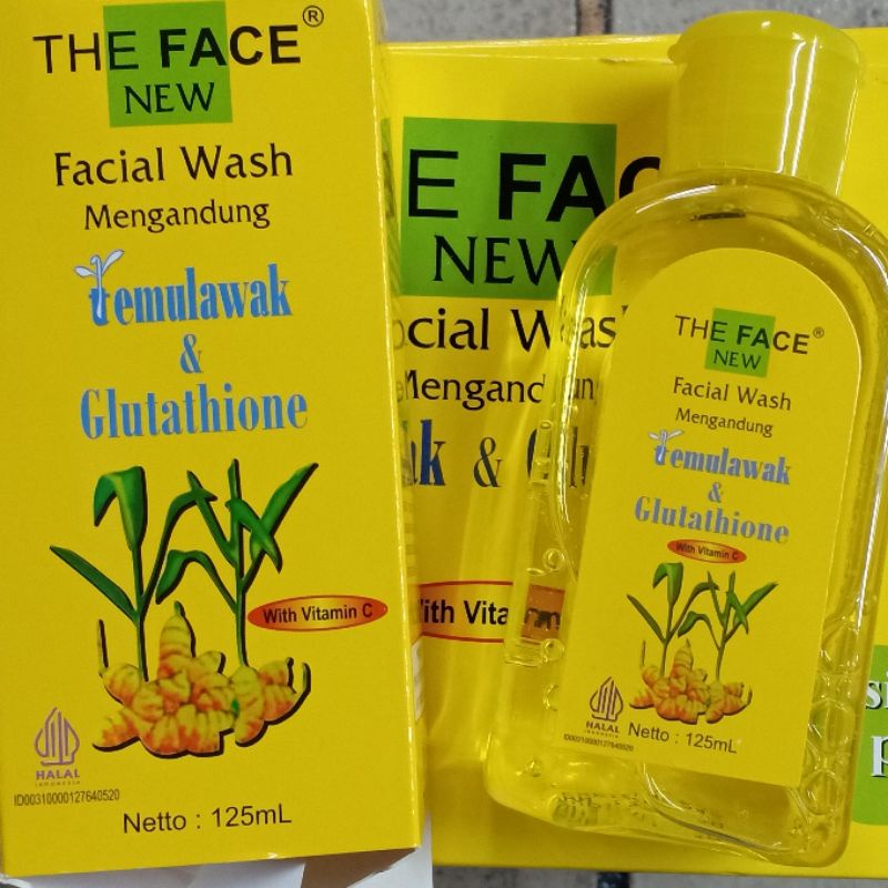 Facial Wash The Face Temulawak 125.ml - LUSINAN