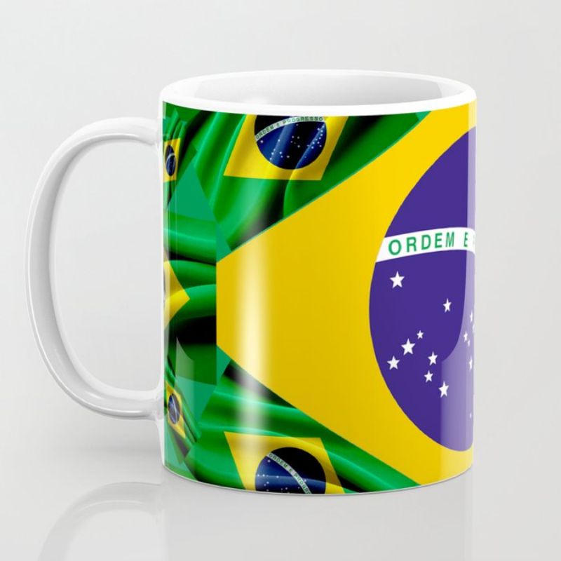 Mug Brazil Tema FIFA World Cup 2022