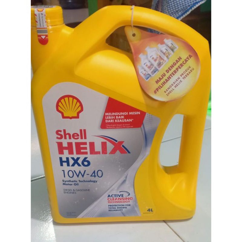 OLI SHELL HX6 SAE 10W-40 4Liter