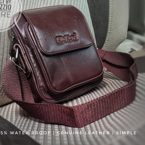 tas kecil pria kulit asli