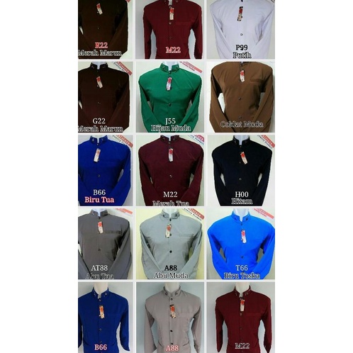 Jasko Polos Hitam Putih Merah Hijau Biru Krem Abu - Putih, XL