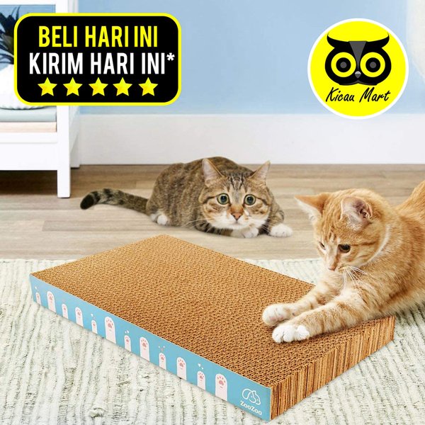 Papan Garukan Cakaran Kuku Kucing 30 cm x 20 cm Mainan Garukan Pengasah Kuku Cakar Kucing Kitten Anabul Cat Scratcher Garukan Mainan Kucing Tebal