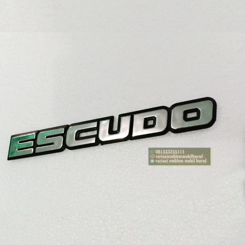 Emblem logo suzuki escudo ukuran original bagasi escudo