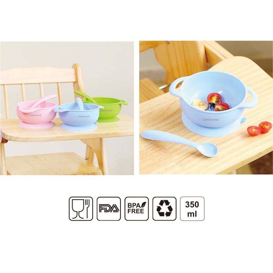 BABY BEYOND SILICONE SUCTION BOWL 350ML / BB1043