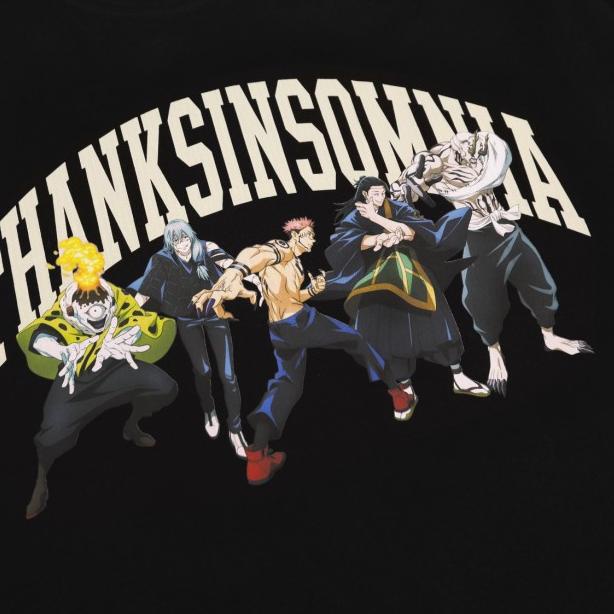 T-shirt Jujutsu Kaisen "Gruska Villain" Black - S