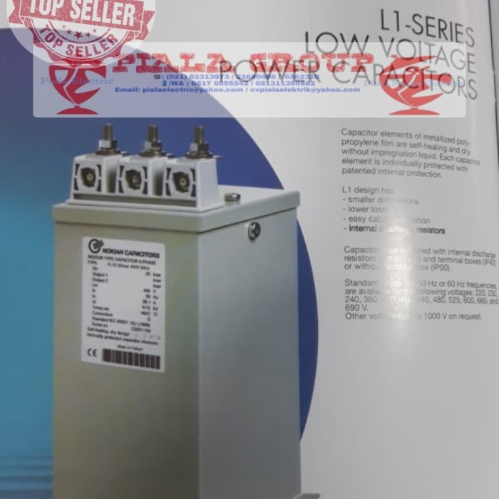 CAPASITOR BANK 50/54KVAR 400V/415V FL2D N415050 MERK NOKIAN