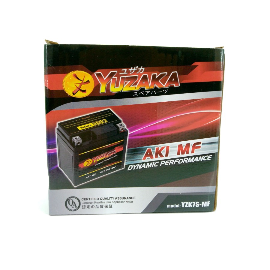 Aki Kering Yuzaka YZK7S-MF Aki Motor Vario 125 Vario 150 Satria F 150 KLX-150