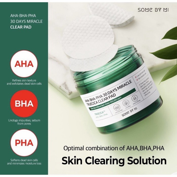 SOME BY MI Aha Bha Pha 30 Days Miracle Truecica Clear Pad 125ml