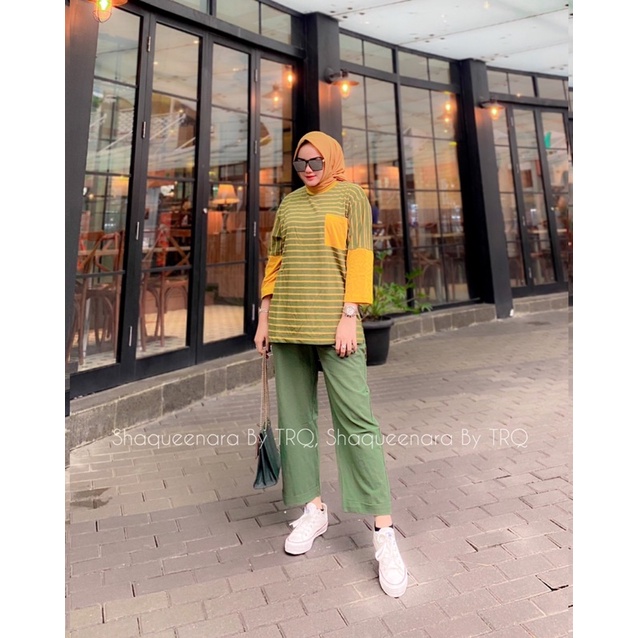 Set celana + Over size Shaqueenara