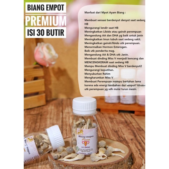 BIANG EMPOT AYAM PUTIH ORGANIK