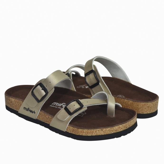 Sandal MyFeet F4 Metallic