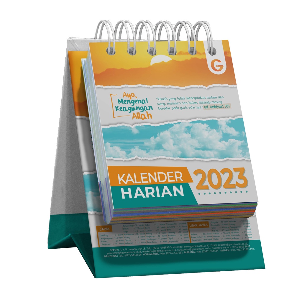 

Kalender 2023 Harian Muslim Kalender Meja 2023