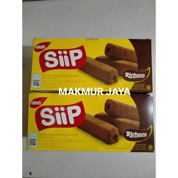 

Nabati Siip Snack Rasa Keju/Cokelat. Tolong Cantumkan Rasa Yg Dipilih (1 Kotak Isi 20 Bungkus)