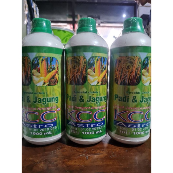 pupuk cair KCC Astro 1lt meningkatkan produksi padi dan jagung