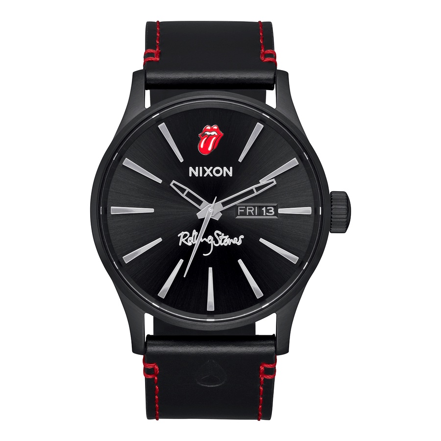 Nixon Rolling Stones Sentry Leather All Black A1354001