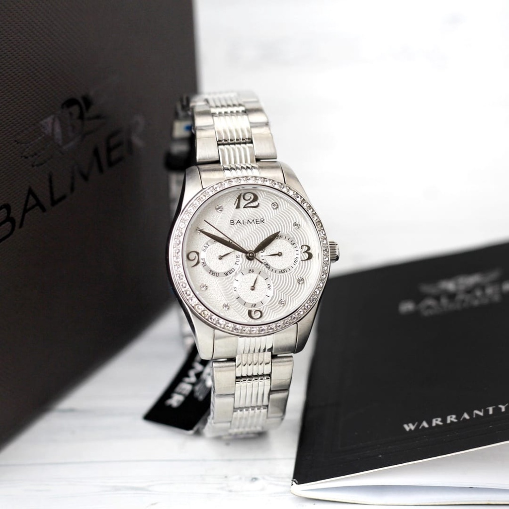 BISA COD! Jam Tangan BALMER 7934 FREE BOX DAN GARANSI Tanggal Aktif Fashion Import Murah Mewah BONUS BATERAI CADANGAN!