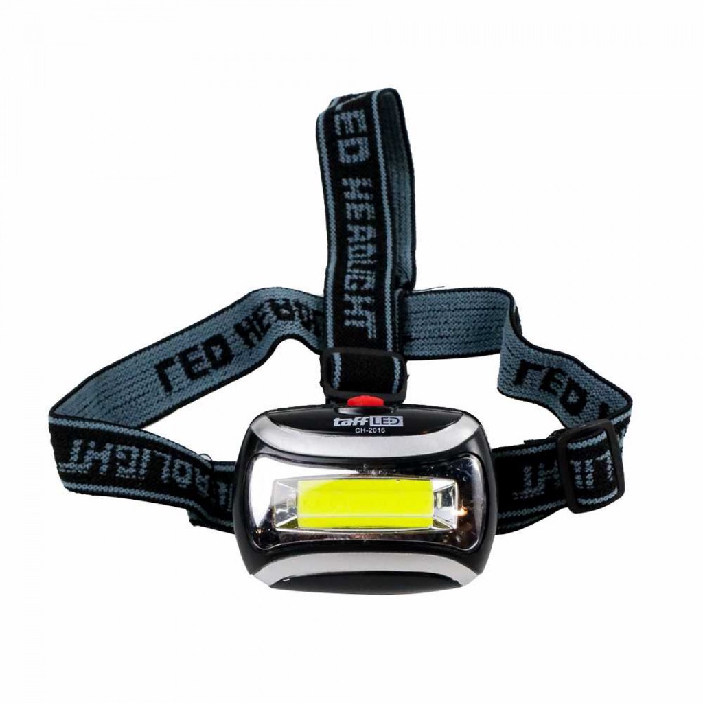 Senter Kepala Headlamp Flashlight Waterproof LED 3 Modes COB