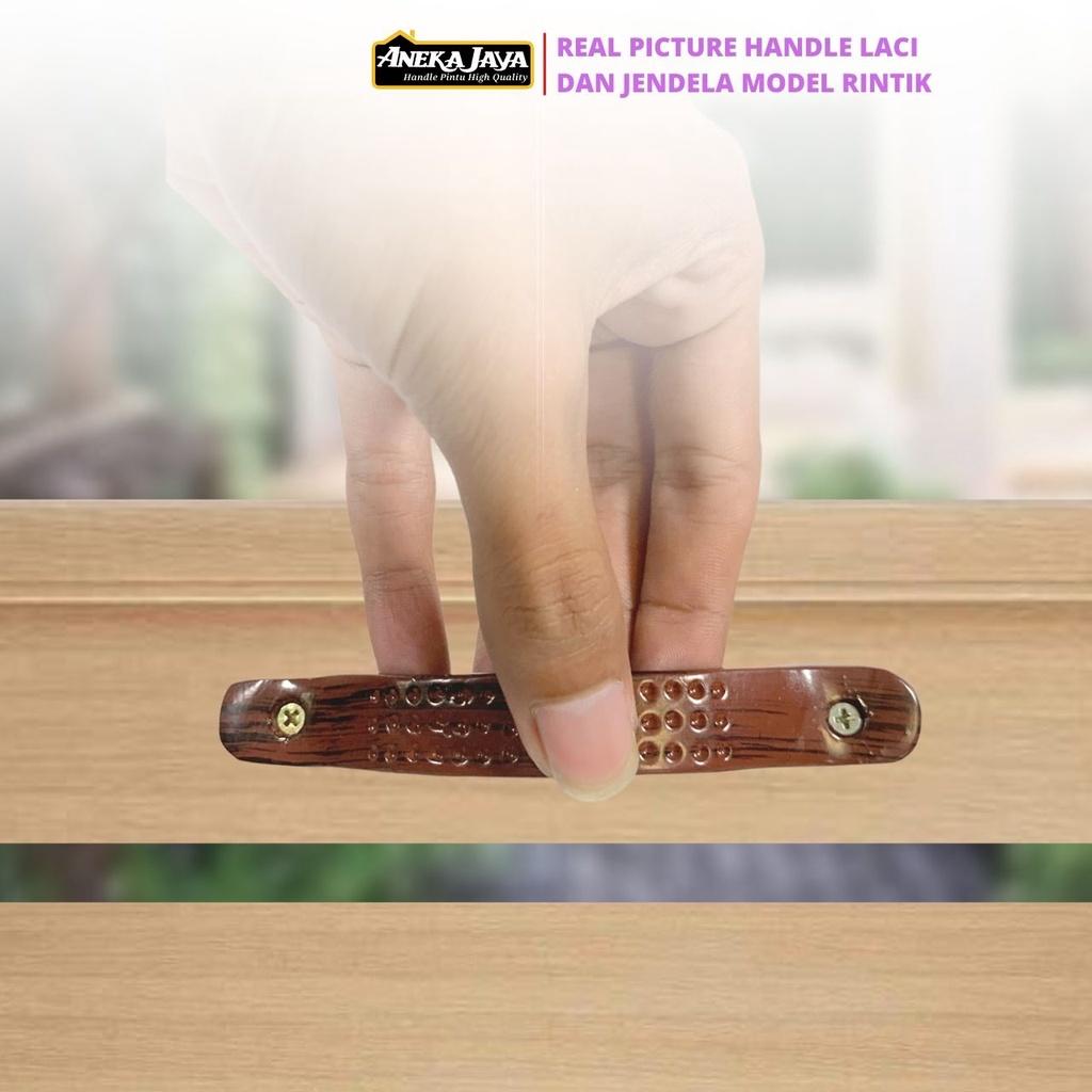 Handle Pintu Laci 12 cm Gagang Jendela Tarikan Lemari Bahan allumunium Hitam Putih Natural