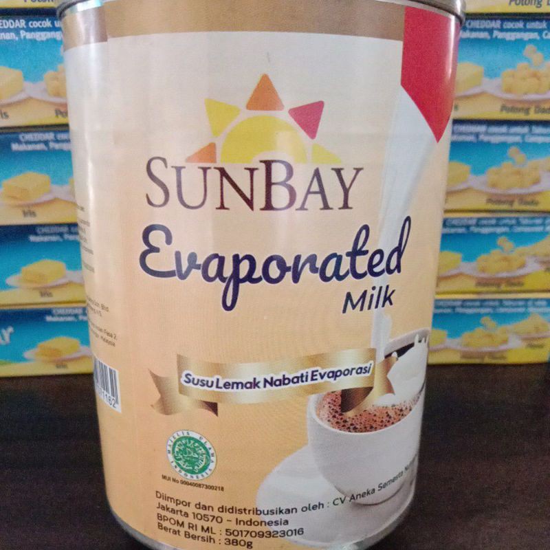 susu evaporasi sunbay 380g lampung made by f&amp;n