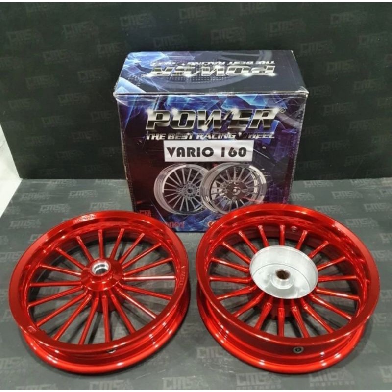 Pelek veleg velek velg power vario 160 abs cbs 14 250 350 merah