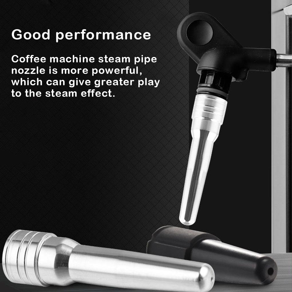 Paket 2pcs Mesin Kopi Steam Pipa Nozzle Stainless Steel Rumah Tangga Makan Bar Hotel Restoran Cafe Pesta Head Kit Parts