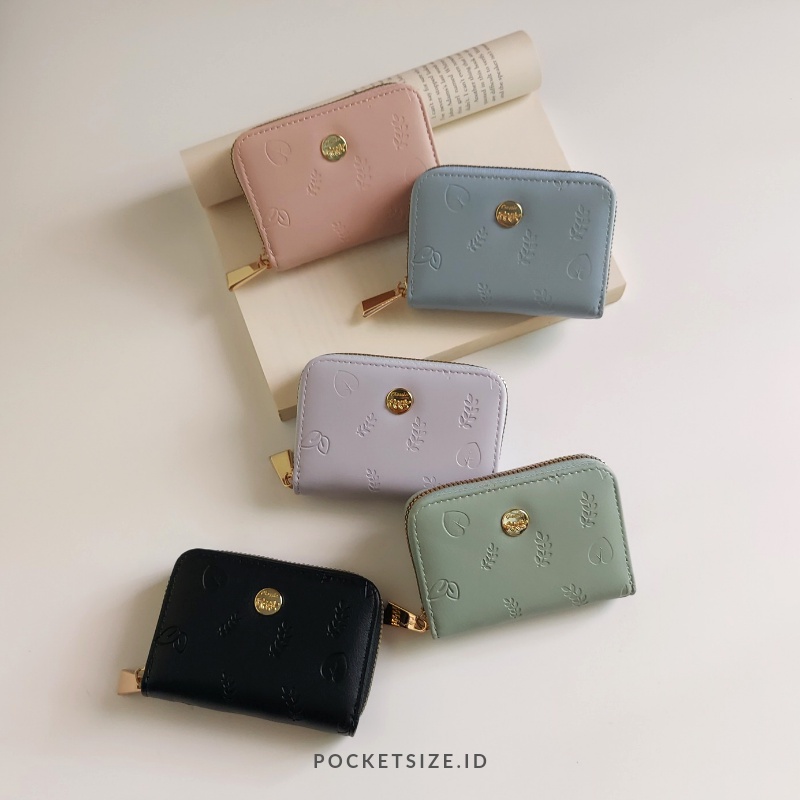(cod) YADAS dompet kartu 11 slot sekat wanita/cewek import wallet elodie