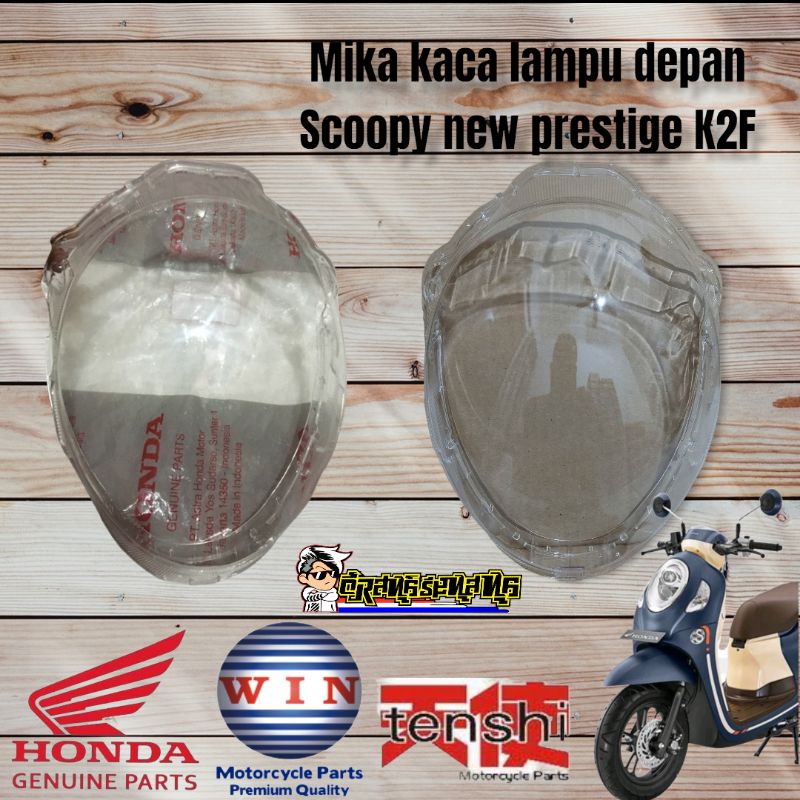 Mika kaca lampu depan scoopy esp new K2F 2020 2021 Original Stanley