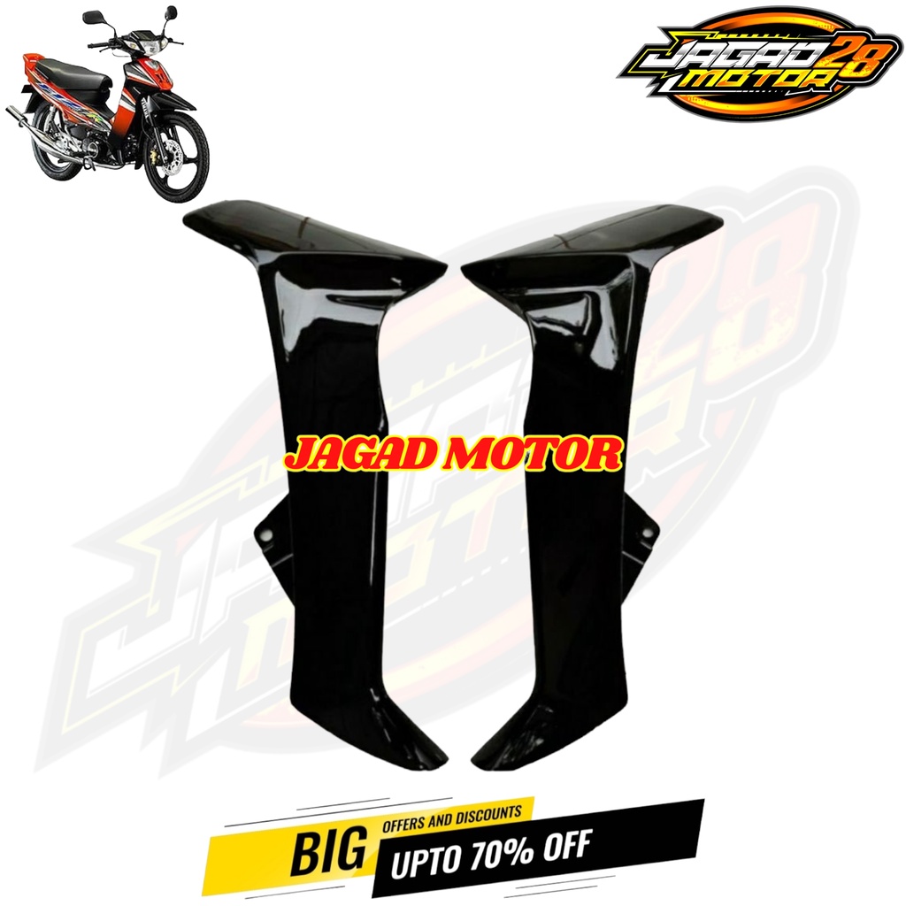 Sayap Luar Yamaha Fizr Fiz R Hitam / Cover Sayap Luar Yamaha Fizr Fiz R Hitam / Legshield Luar Yamaha Fizr Fiz R Hitam