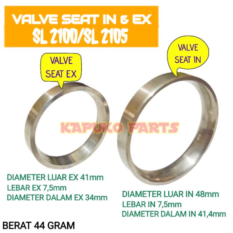 SL 2100 SL 2105 SEATING KLEP UNTUK MESIN DIESEL