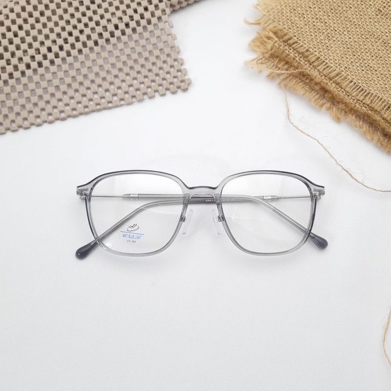 Termurah Bisa COD Kacamata Frame 6137 PAKET FRAME + LENSA PHOTOCROMIC l Kacamata lensa bluecromic anti radiasi photogray 6137 BLUERAY | Korean Vintage Fashion