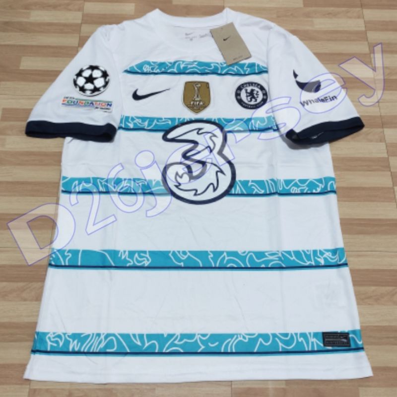 Jersey ChelseaA_ Away 2022 / 2023 Full Patch uCl