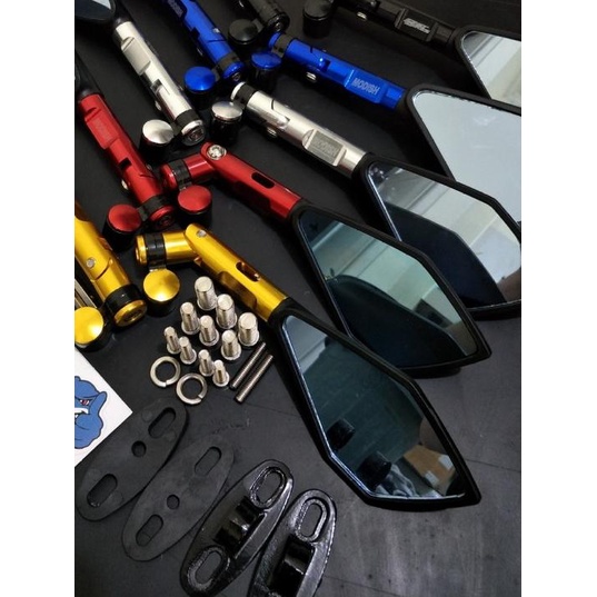 Spion Tomok Tiger, Rx King, Scorpio, Megapro, Satria Fu, Thunder, Klx - Silver