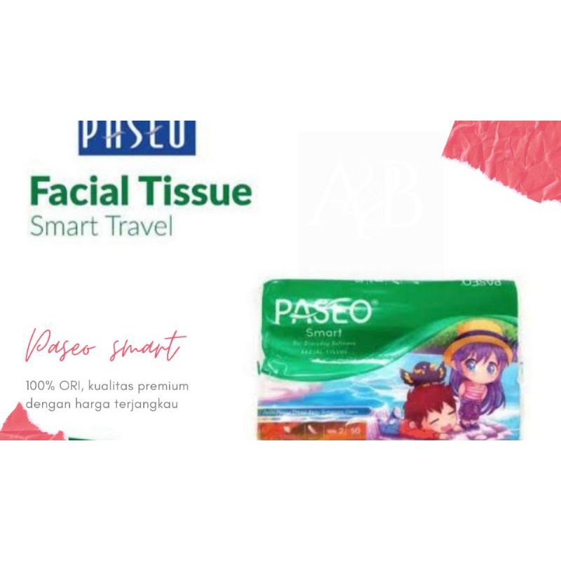 Tissue paseo Travel pack/tisu paseo travel pack 50 sheet ORIGINAL